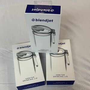 Blend Jet Orbiter Drinking Lid Clear Set of 3